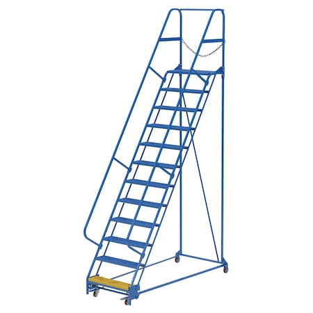 Vestil 156 H Steel PW Ladder, Perforated, 12 Step, 12 Steps LAD-PW-32-12-P